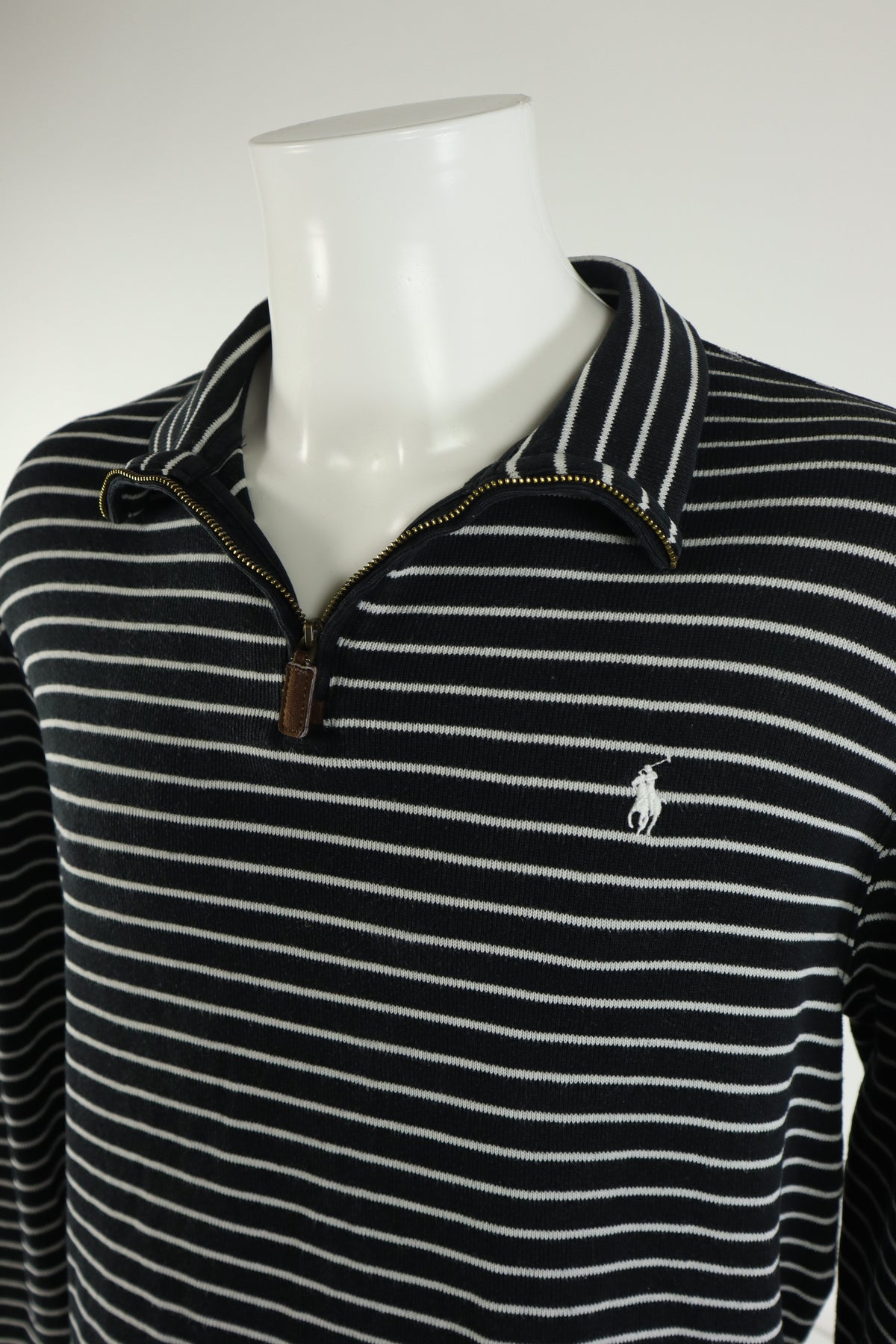 Ralph Lauren trui met kwart rits - L