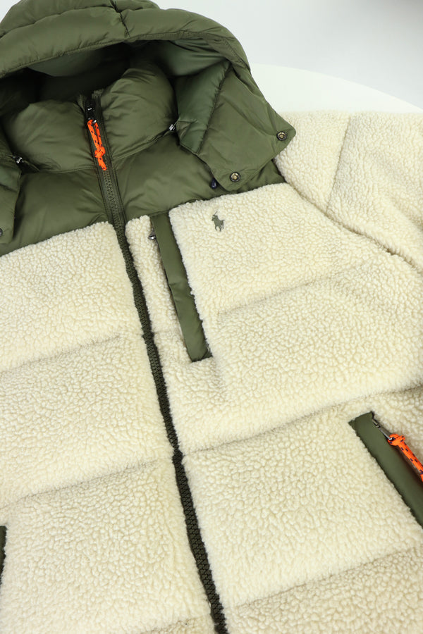 Ralph Lauren puffer/teddy winterjas - L