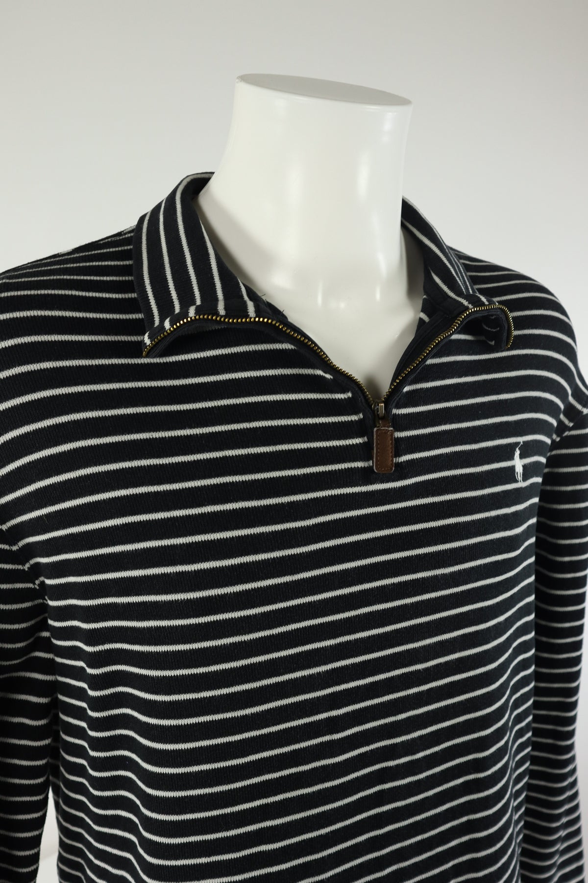 Ralph Lauren trui met kwart rits - L