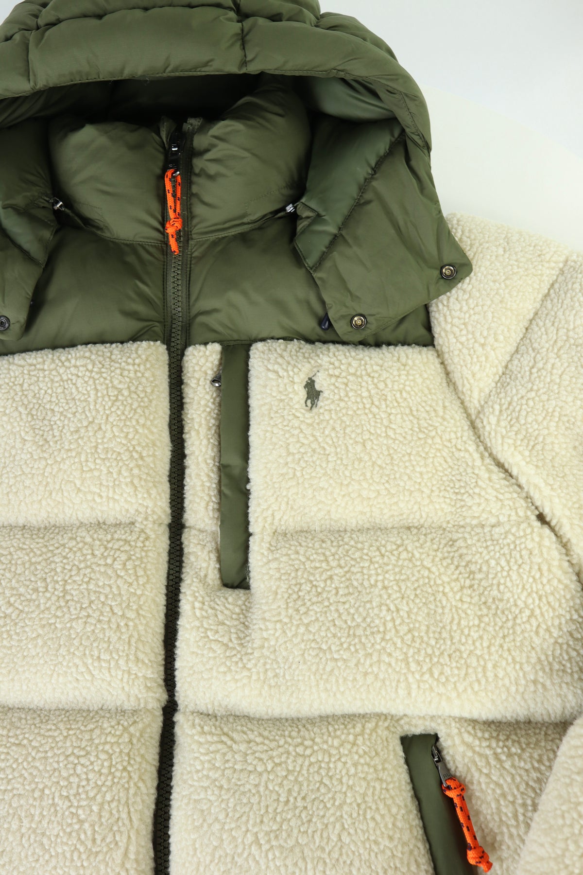 Ralph Lauren puffer/teddy winterjas - L