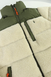 Ralph Lauren puffer/teddy winterjas - L