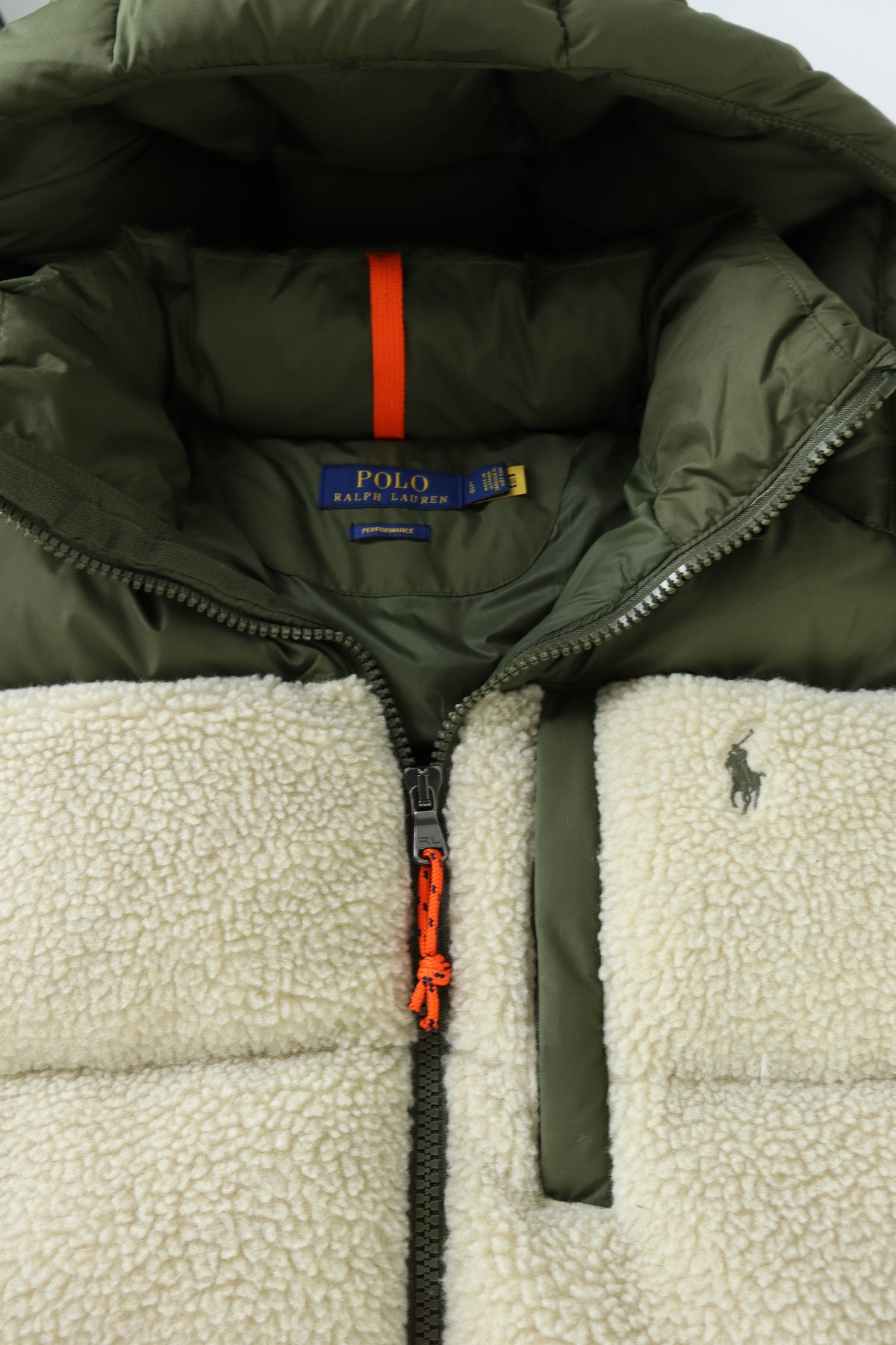 Ralph Lauren puffer/teddy winterjas - L