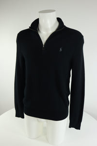 Ralph Lauren trui met kwart rits - M