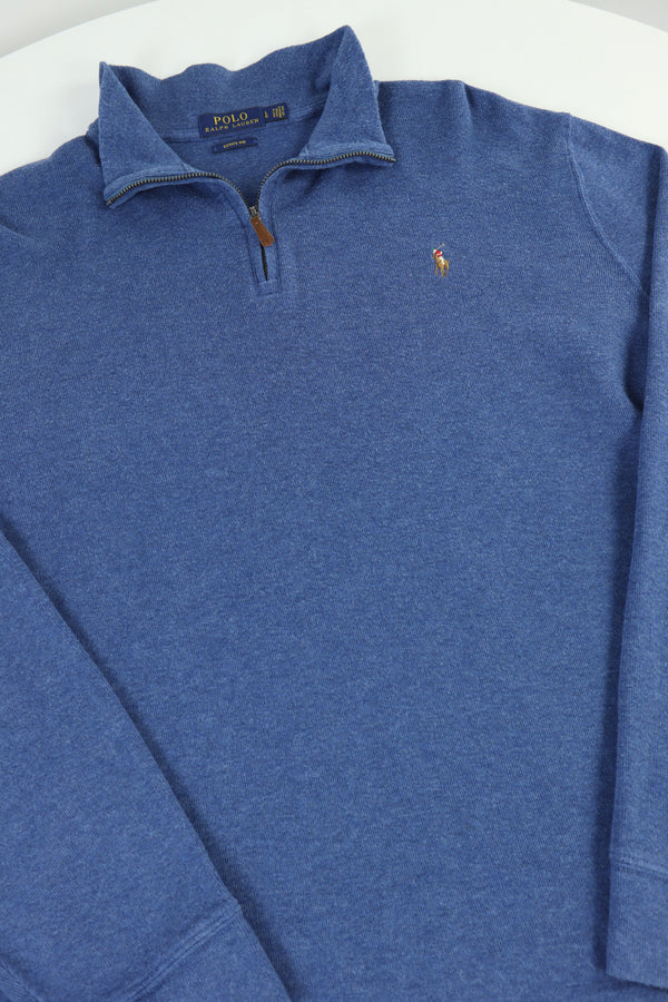 Ralph Lauren trui met kwart rits - L