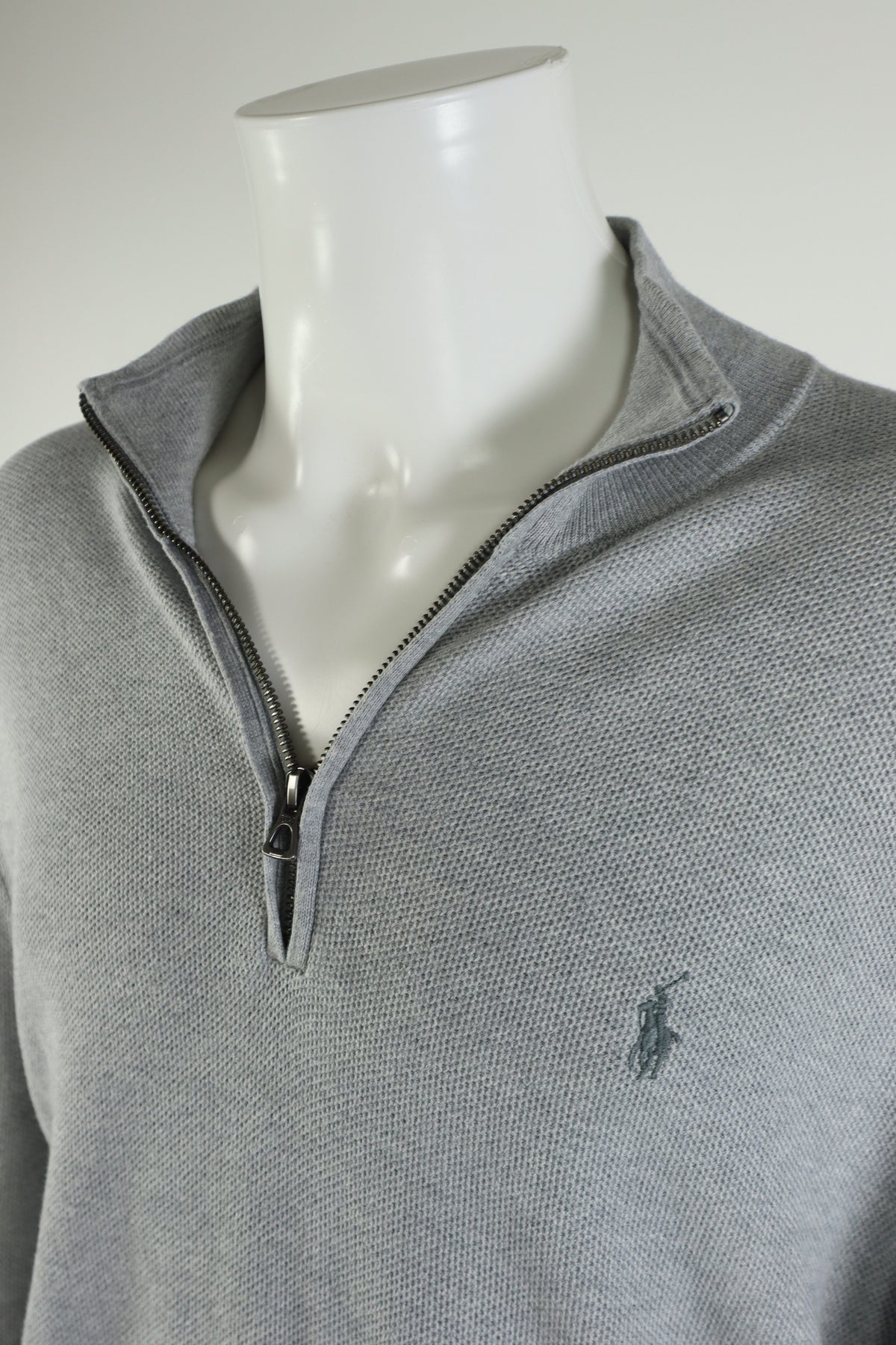 Ralph Lauren trui met kwart rits - L