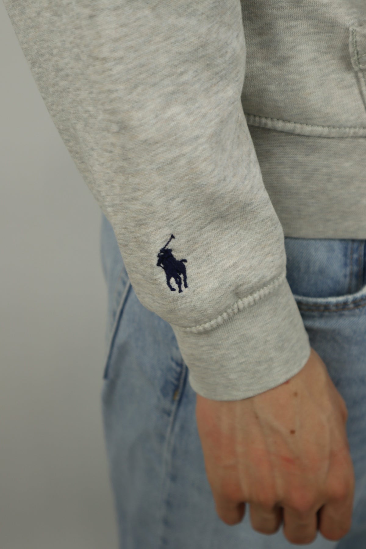 Ralph Lauren trui met kwart rits - S