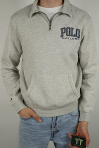Ralph Lauren trui met kwart rits - S