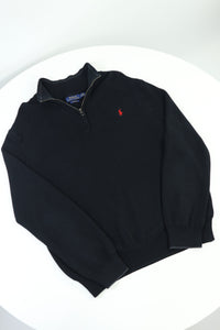 Ralph Lauren trui met kwart rits - L