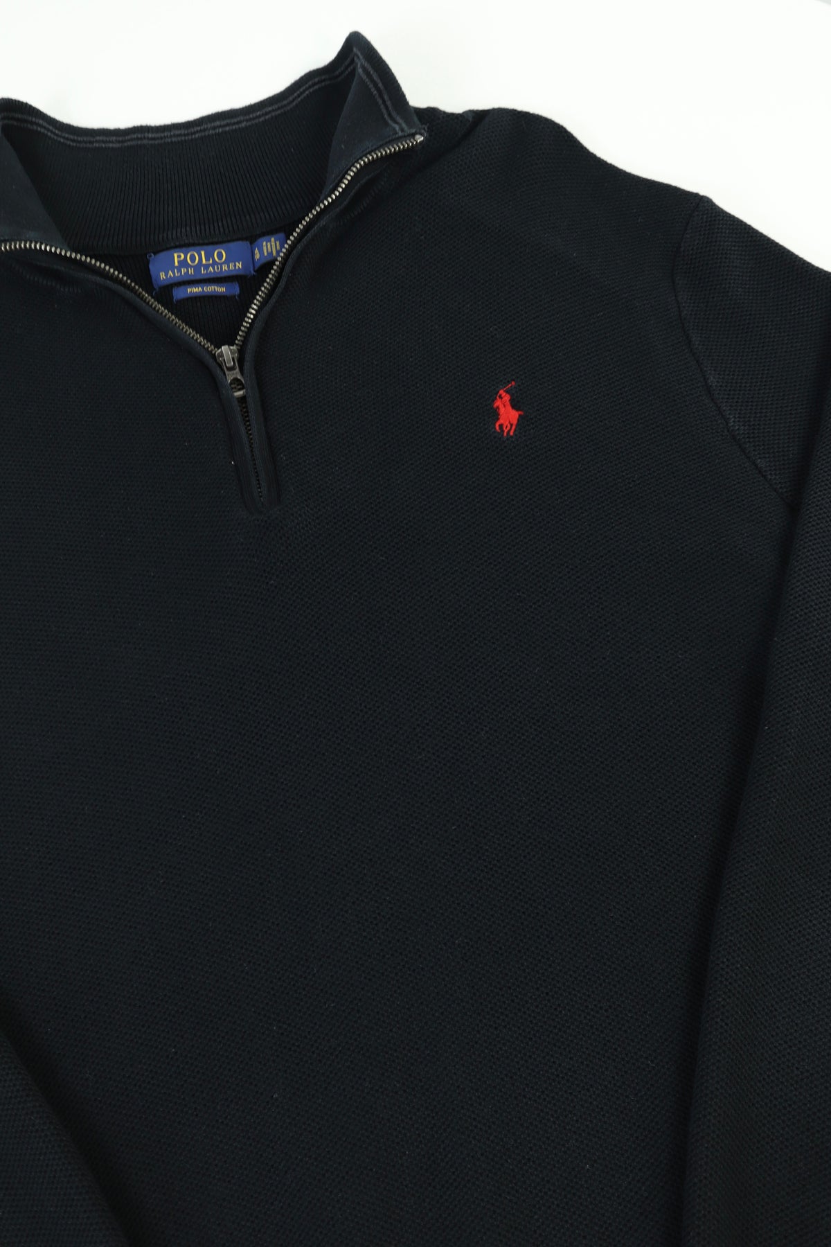 Ralph Lauren trui met kwart rits - L