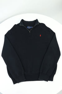 Ralph Lauren trui met kwart rits - L