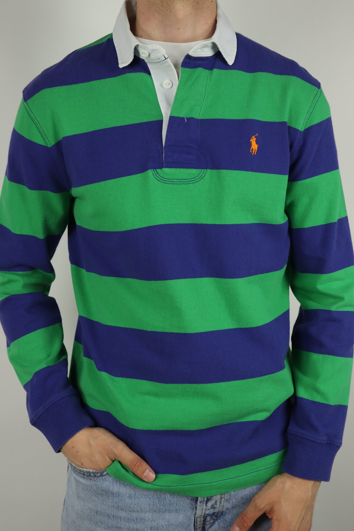 Ralph Lauren (rugby) polo shirt met lange mouw - M
