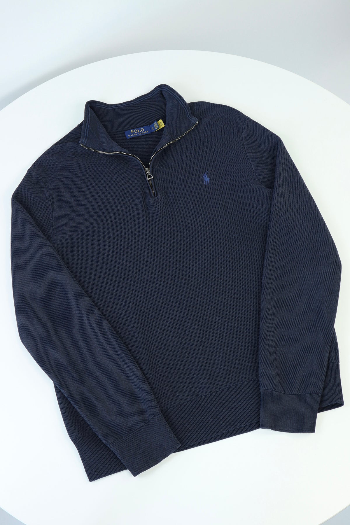 Ralph Lauren trui met kwart rits - L
