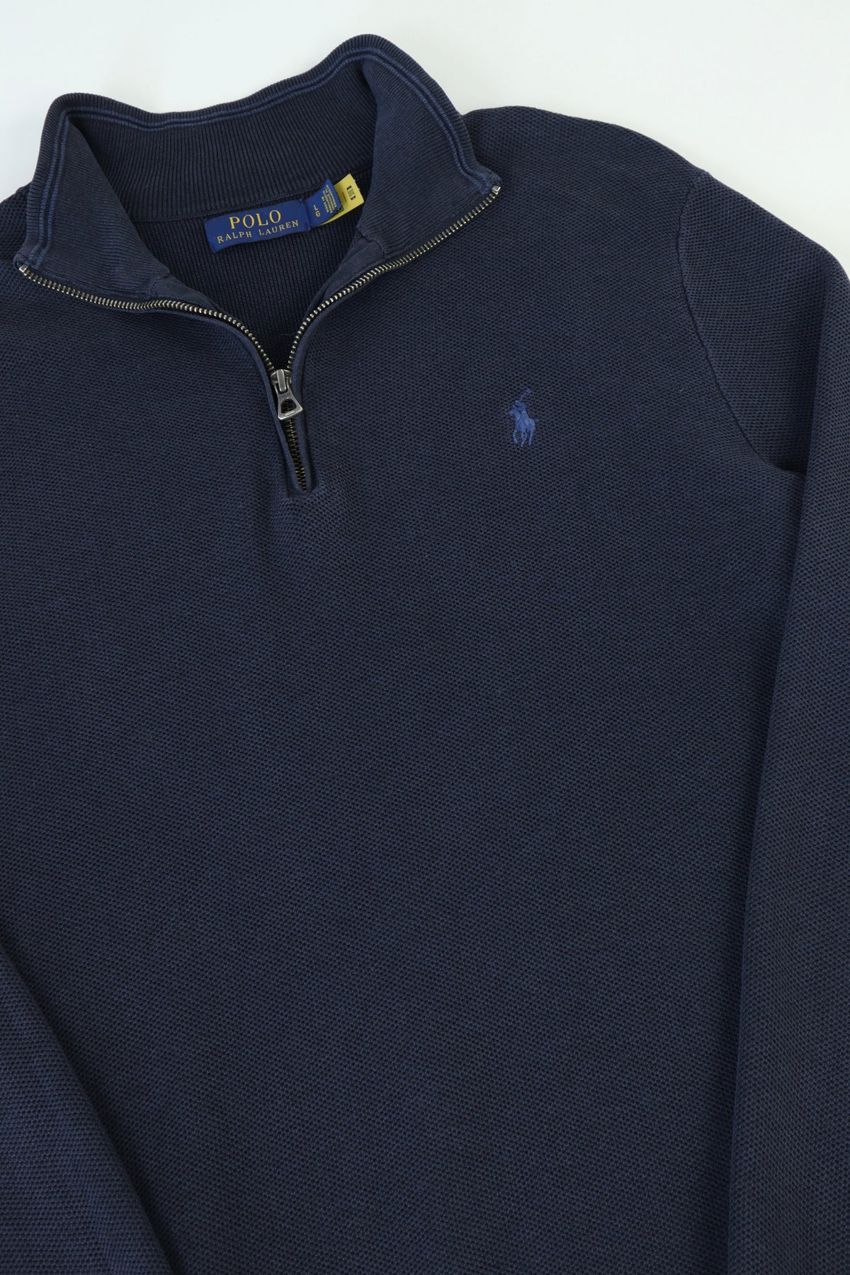 Ralph Lauren trui met kwart rits - L