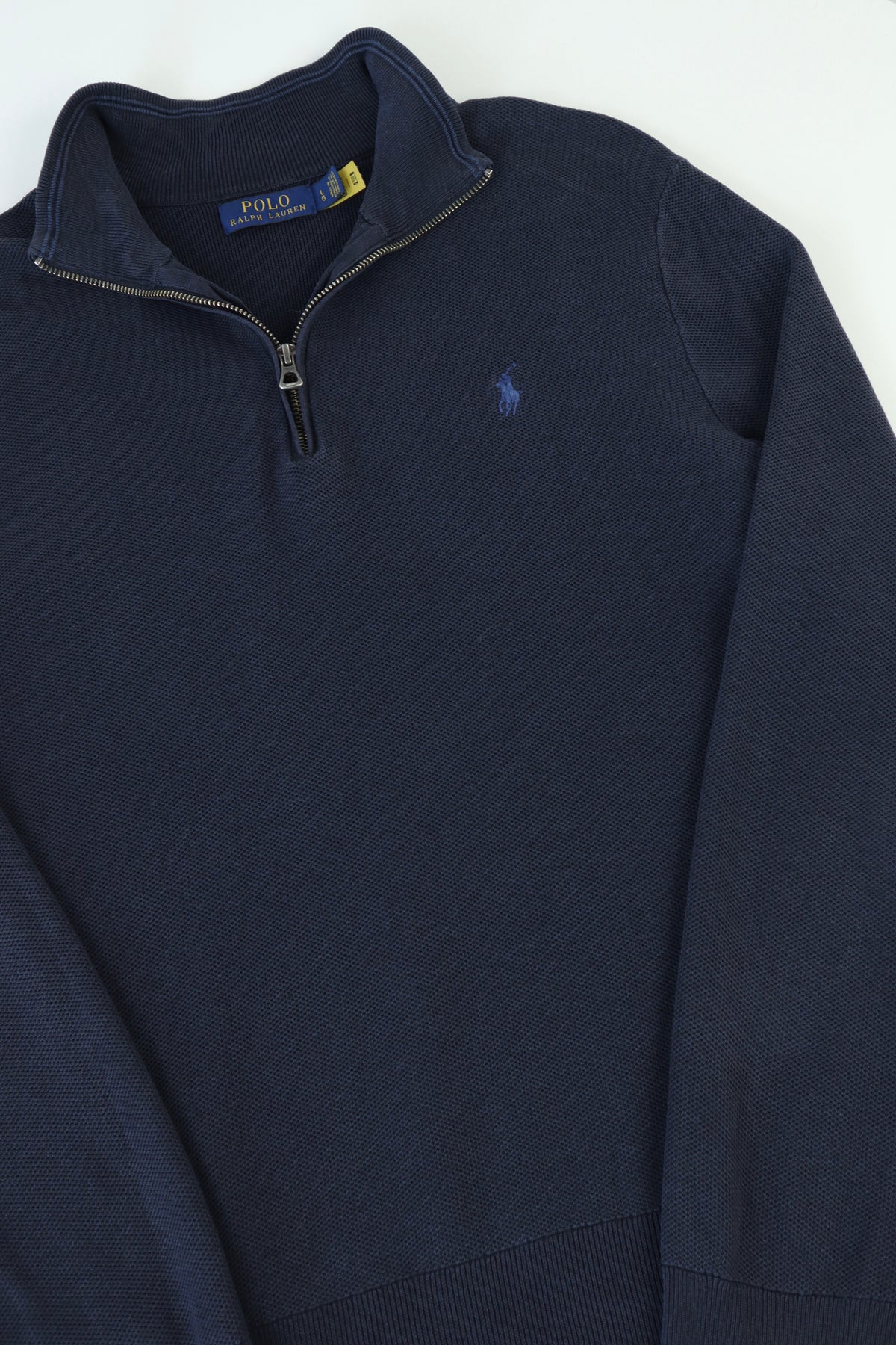 Ralph Lauren trui met kwart rits - L