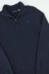 Ralph Lauren trui met kwart rits - L