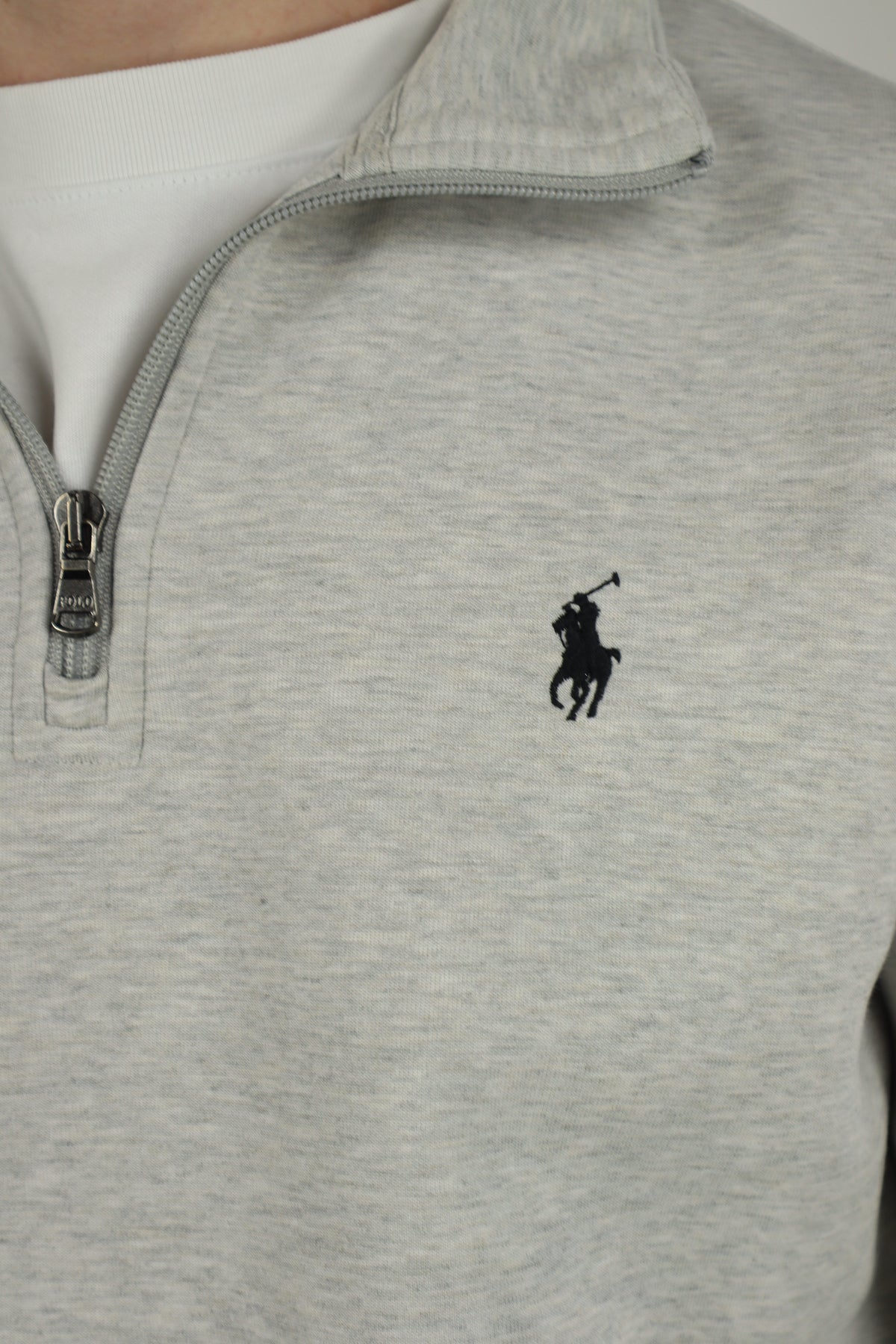 Ralph Lauren trui met kwart rits - M