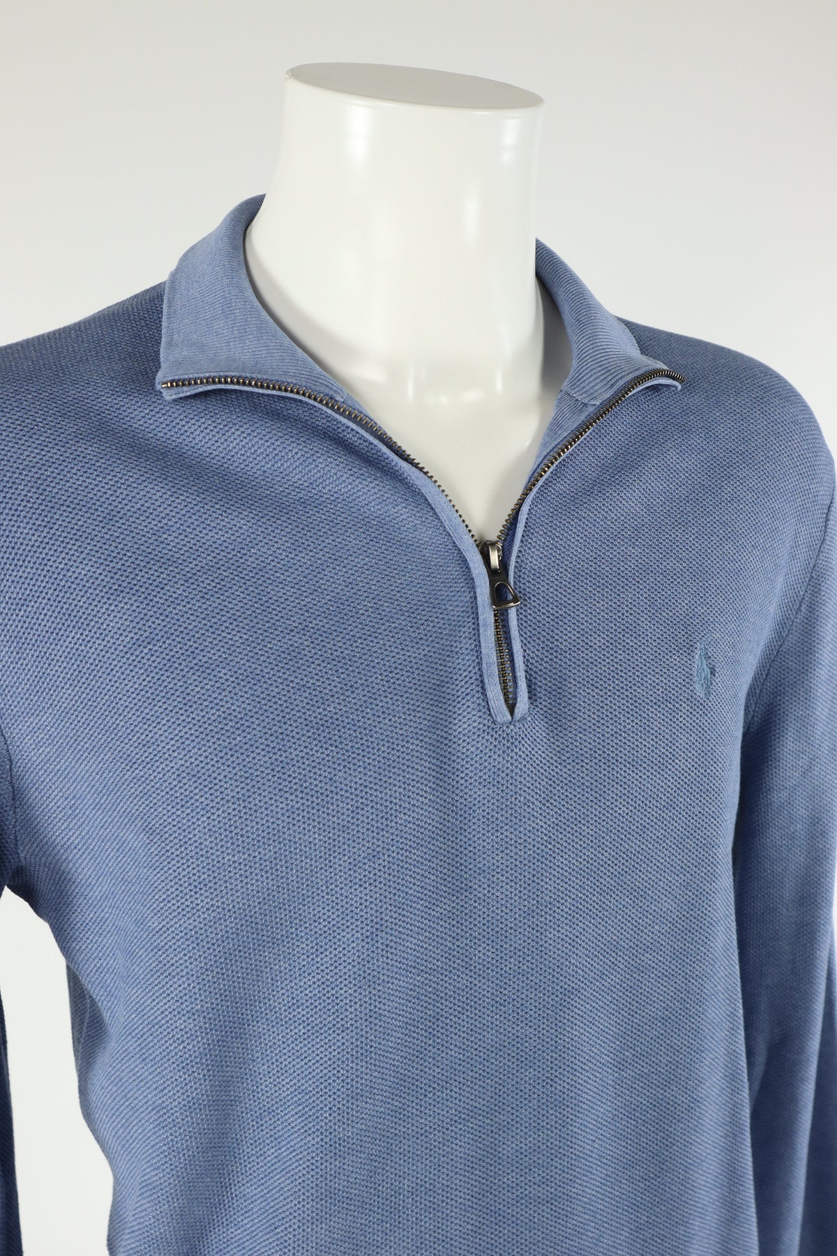 Ralph Lauren trui met kwart rits - M