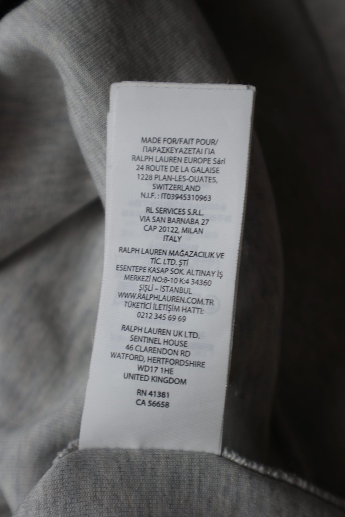 Ralph Lauren trui met kwart rits - M