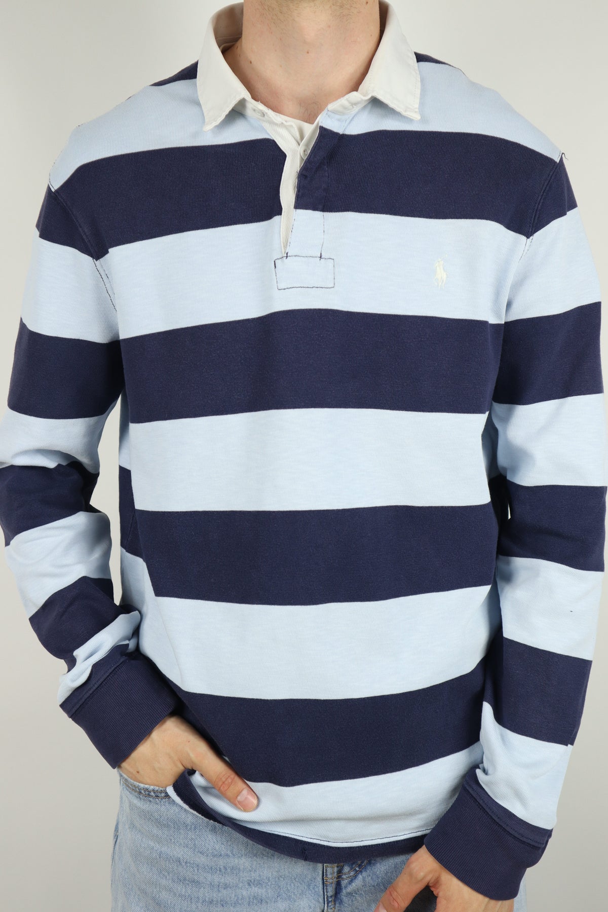 Ralph Lauren (rugby) polo shirt met lange mouw - L