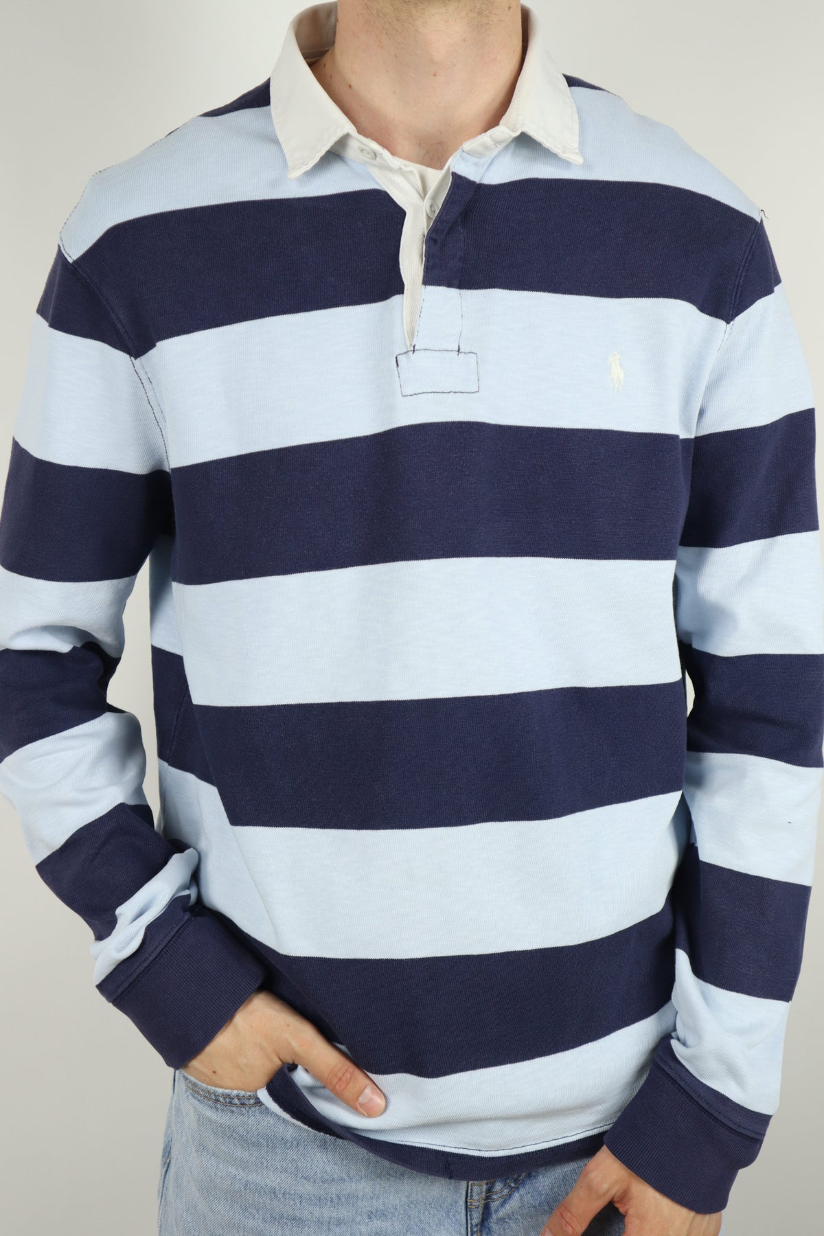 Ralph Lauren (rugby) polo shirt met lange mouw - L
