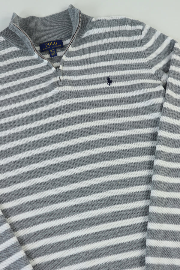 Ralph Lauren trui met kwart rits - M