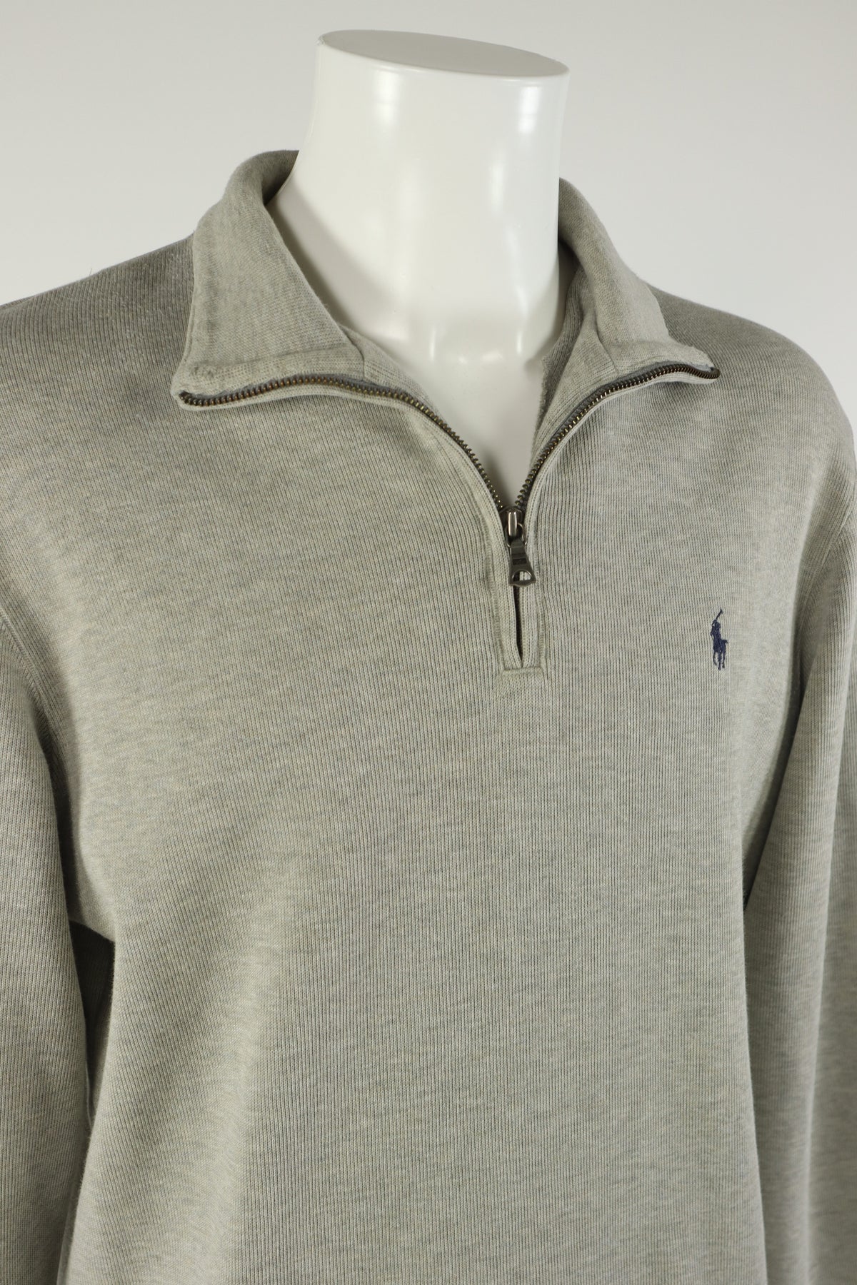 Ralph Lauren trui met kwart rits - M