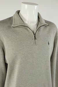 Ralph Lauren trui met kwart rits - M