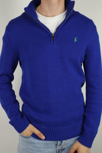 Ralph Lauren trui met kwart rits - M