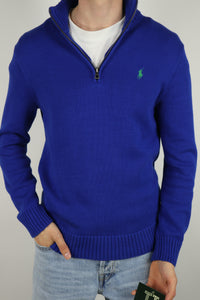 Ralph Lauren trui met kwart rits - M