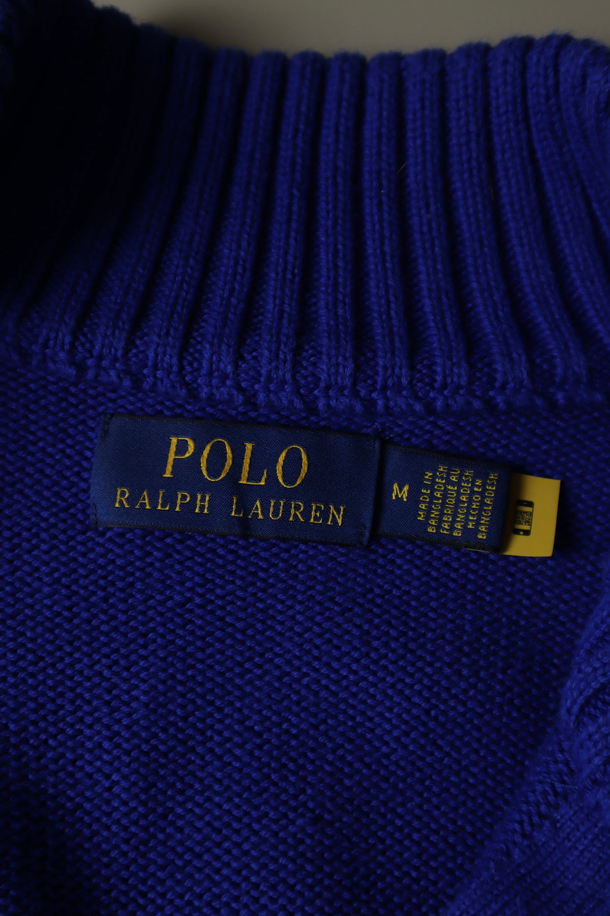 Ralph Lauren trui met kwart rits - M