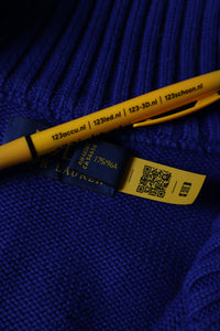 Ralph Lauren trui met kwart rits - M