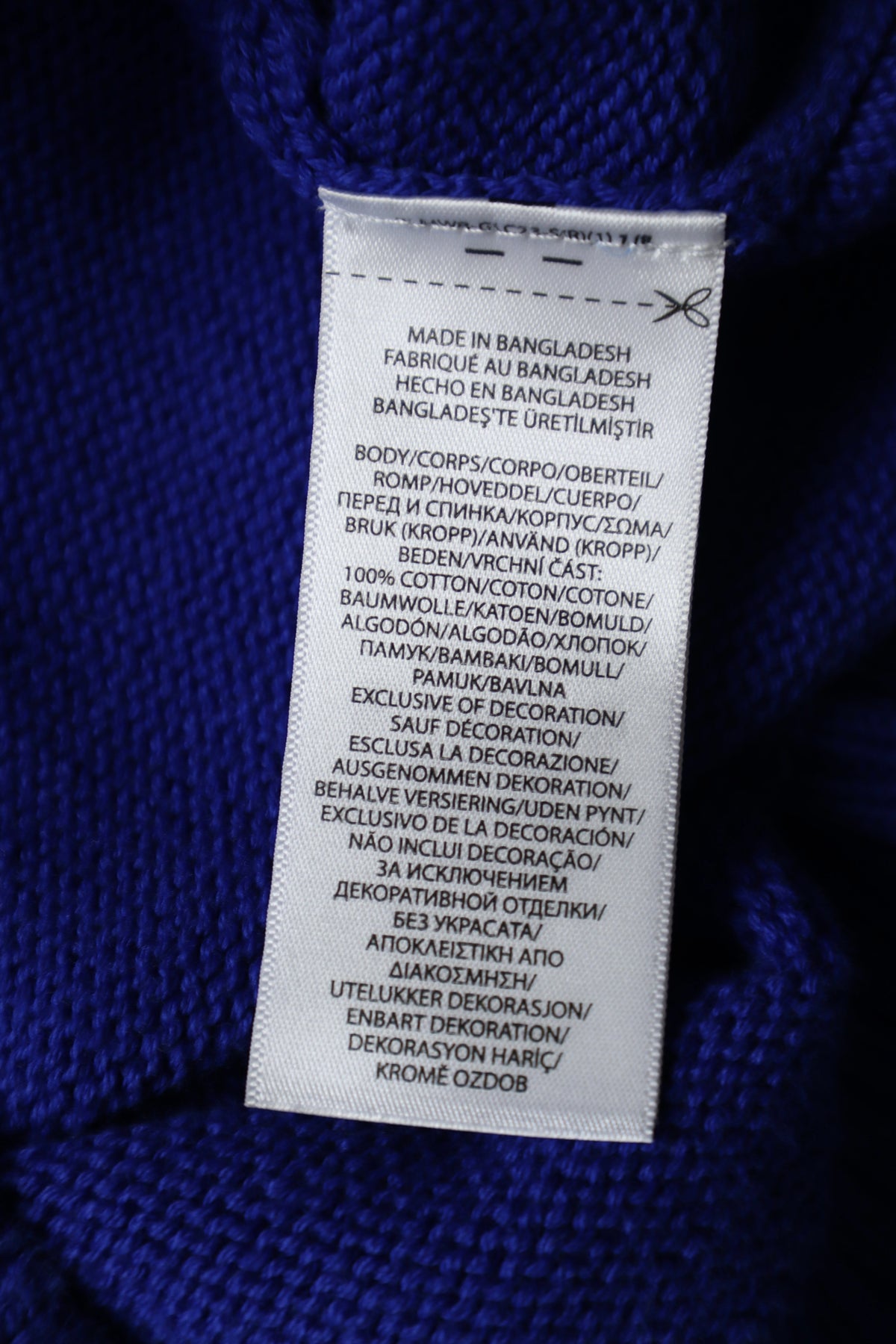 Ralph Lauren trui met kwart rits - M