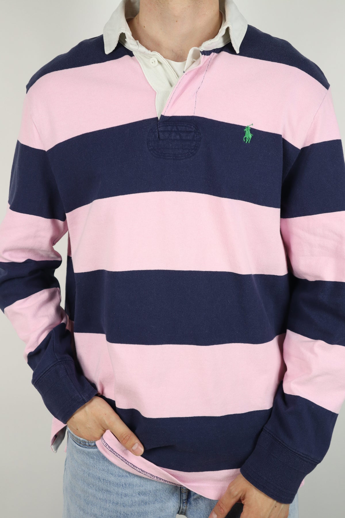 Ralph Lauren (rugby) polo shirt met lange mouw - L