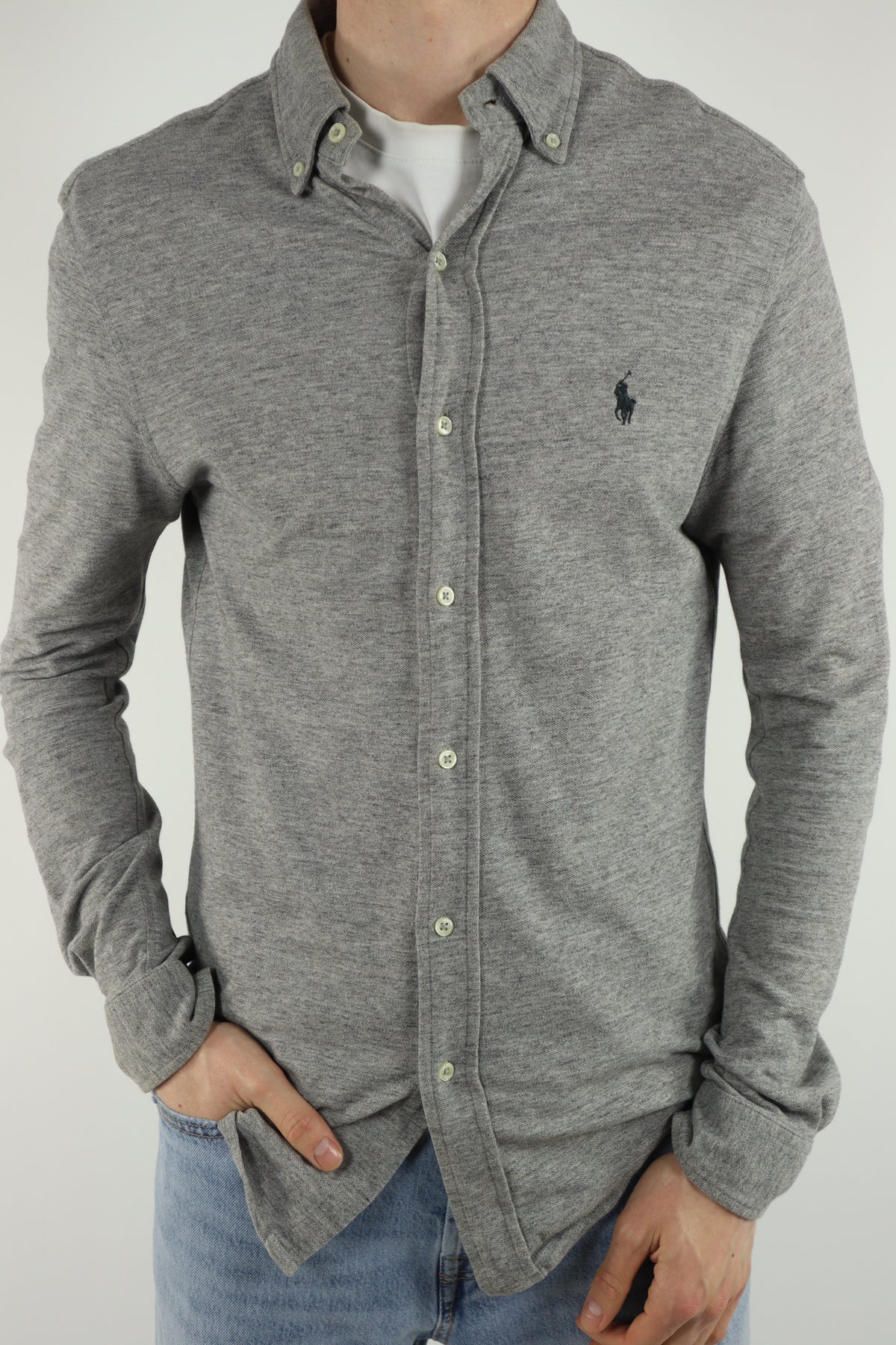 Ralph Lauren overhemd featherweight mesh - S
