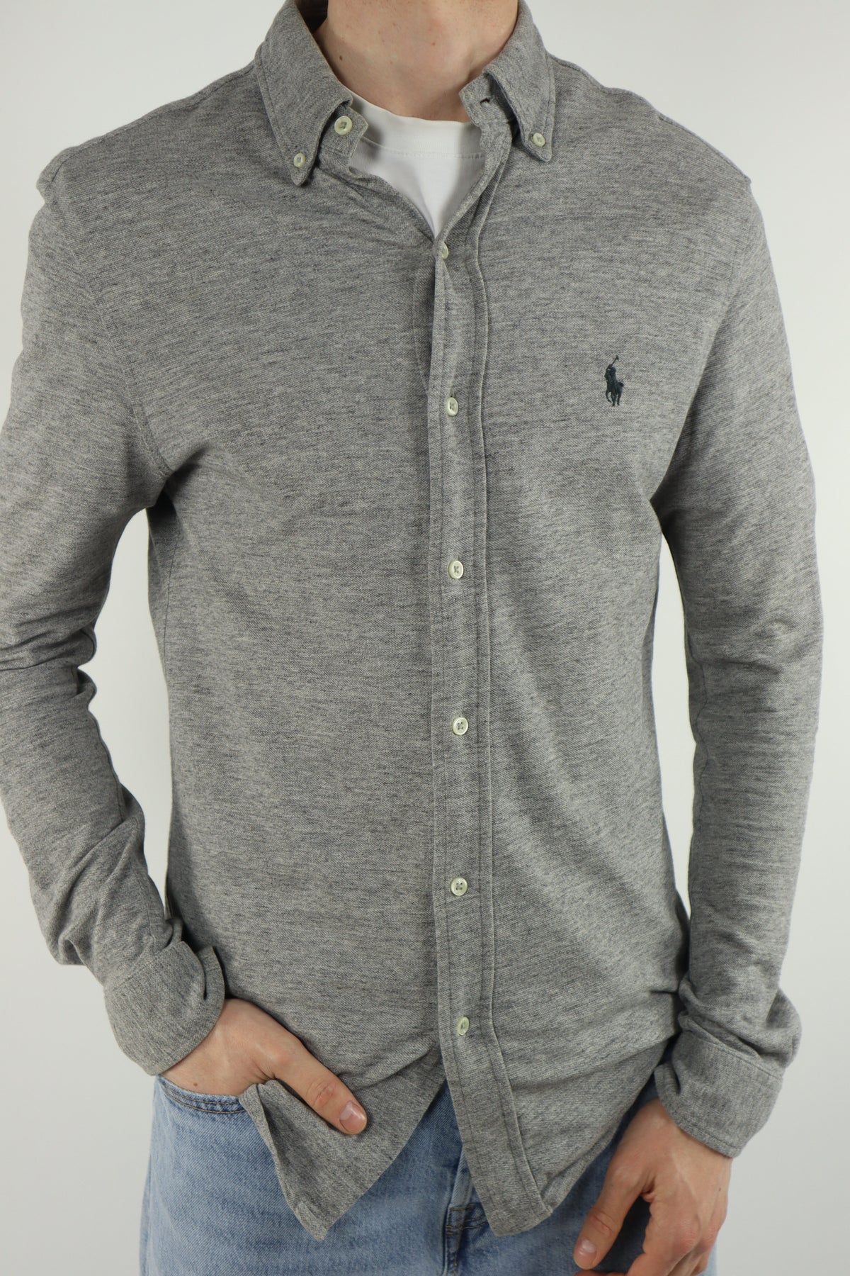 Ralph Lauren overhemd featherweight mesh - S