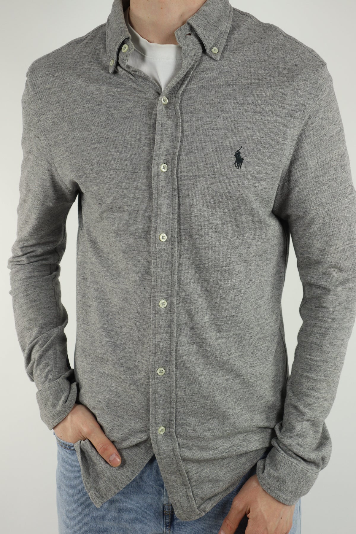 Ralph Lauren overhemd featherweight mesh - S