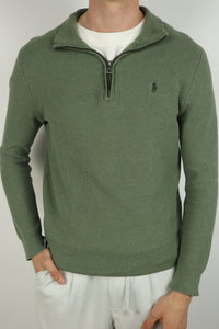 Ralph Lauren trui met kwart rits - S