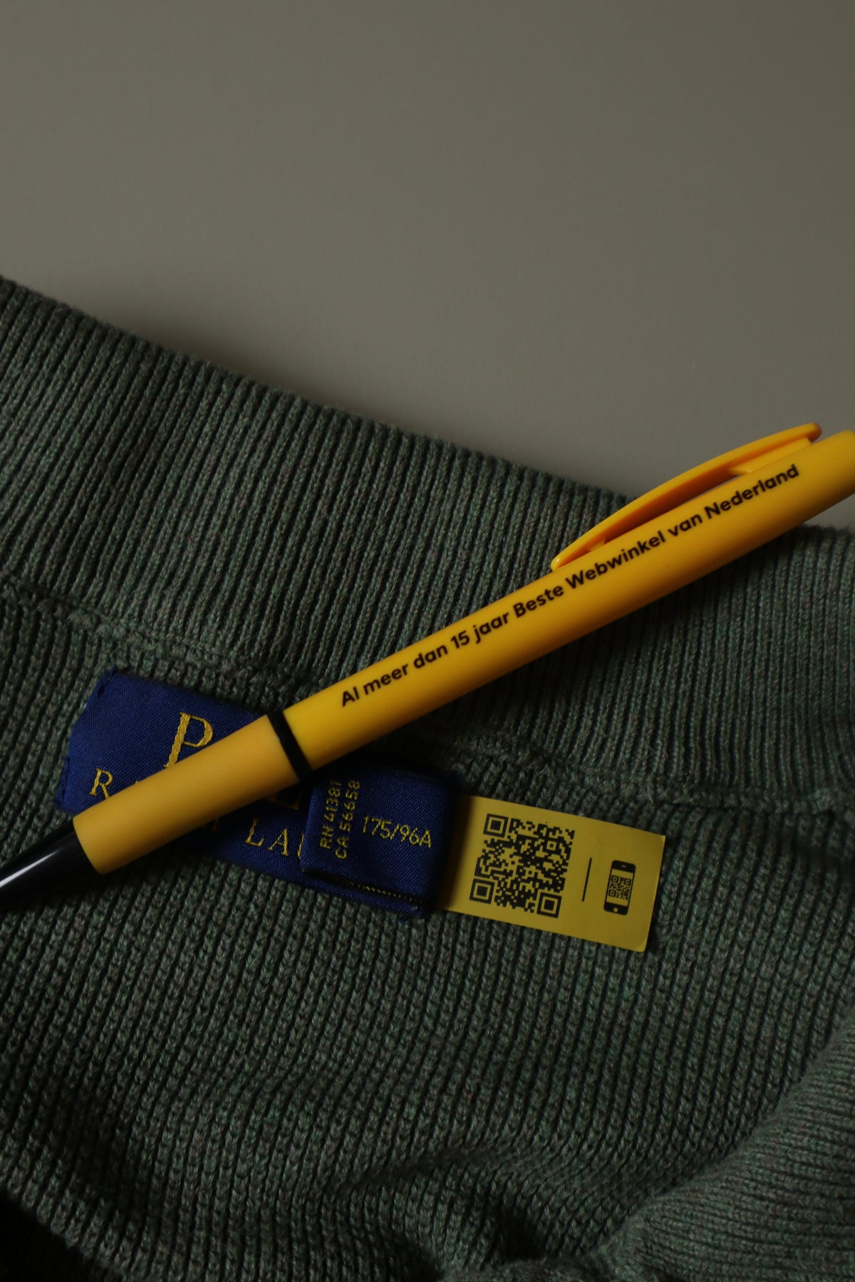 Ralph Lauren trui met kwart rits - S