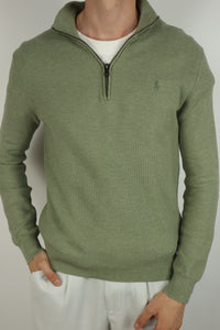Ralph Lauren trui met kwart rits - S