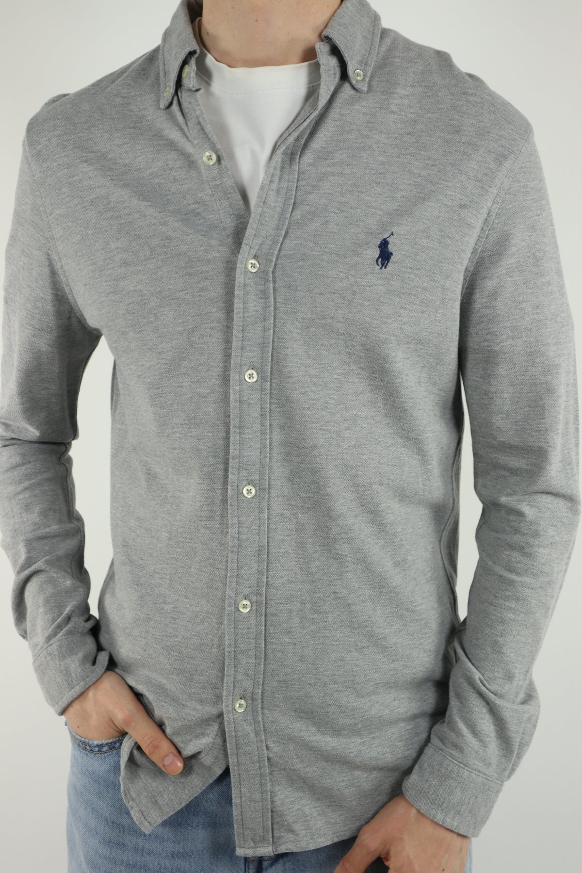 Ralph Lauren overhemd featherweight mesh - S