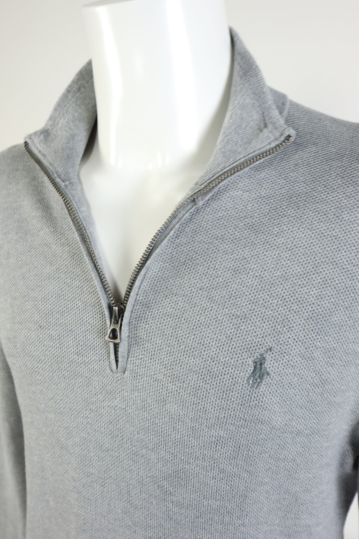 Ralph Lauren trui met kwart rits - L