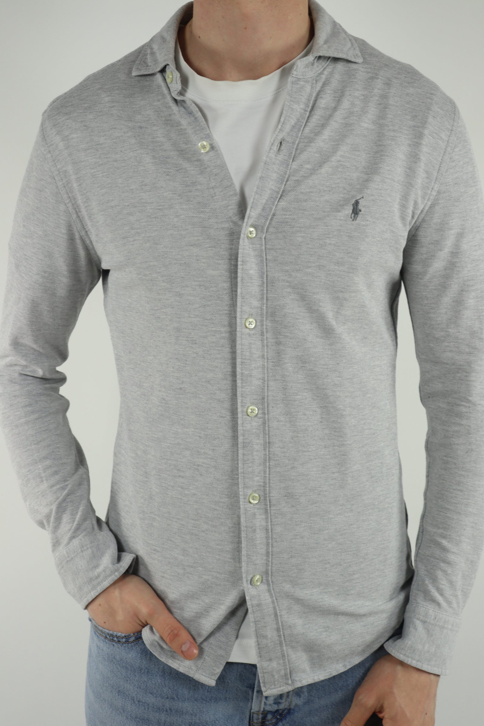 Ralph Lauren featherweight mesh overhemd - S