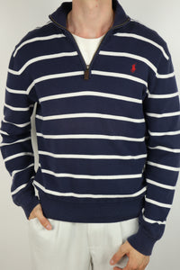 Ralph Lauren trui met kwart rits - M