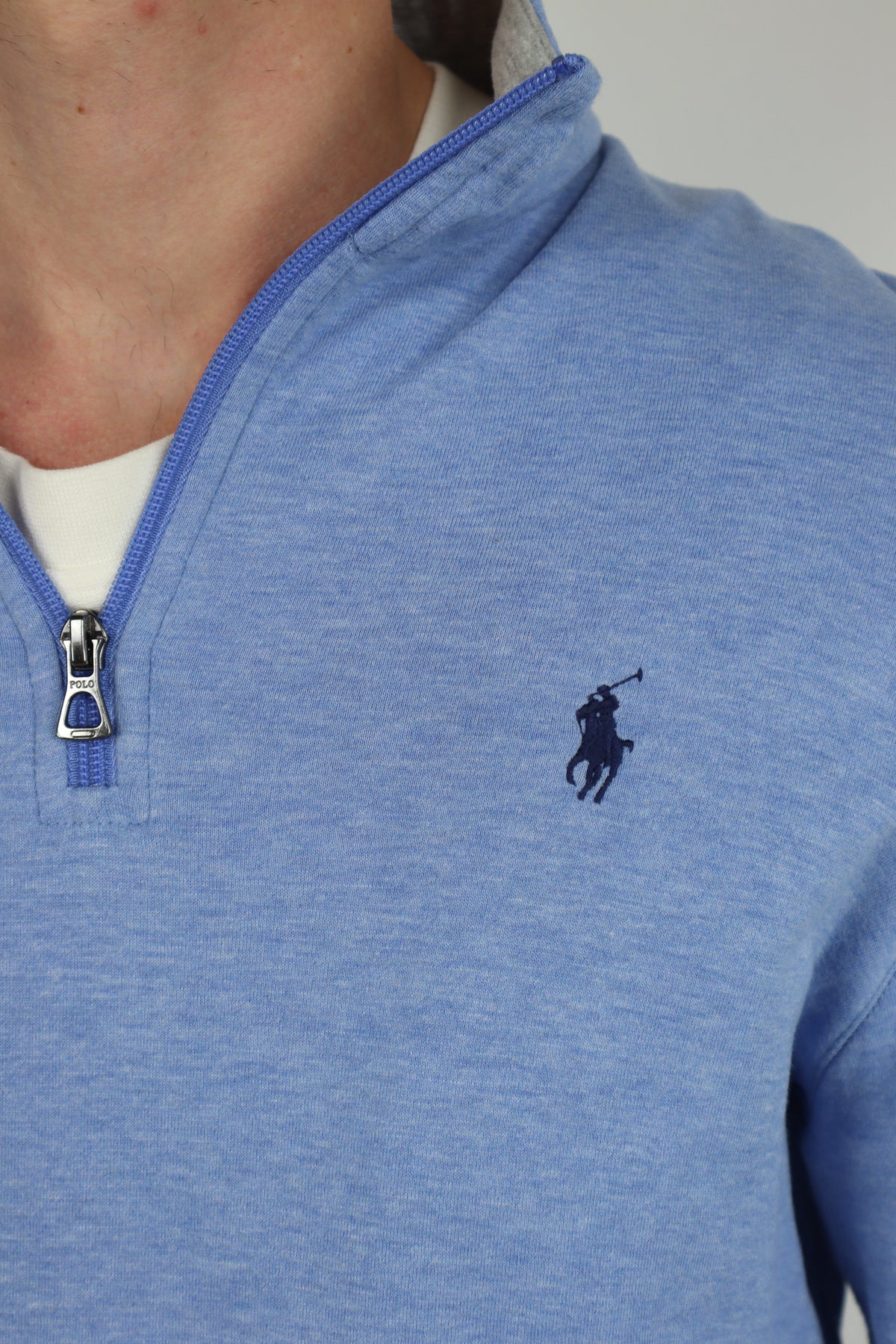 Ralph Lauren trui met kwart rits - M