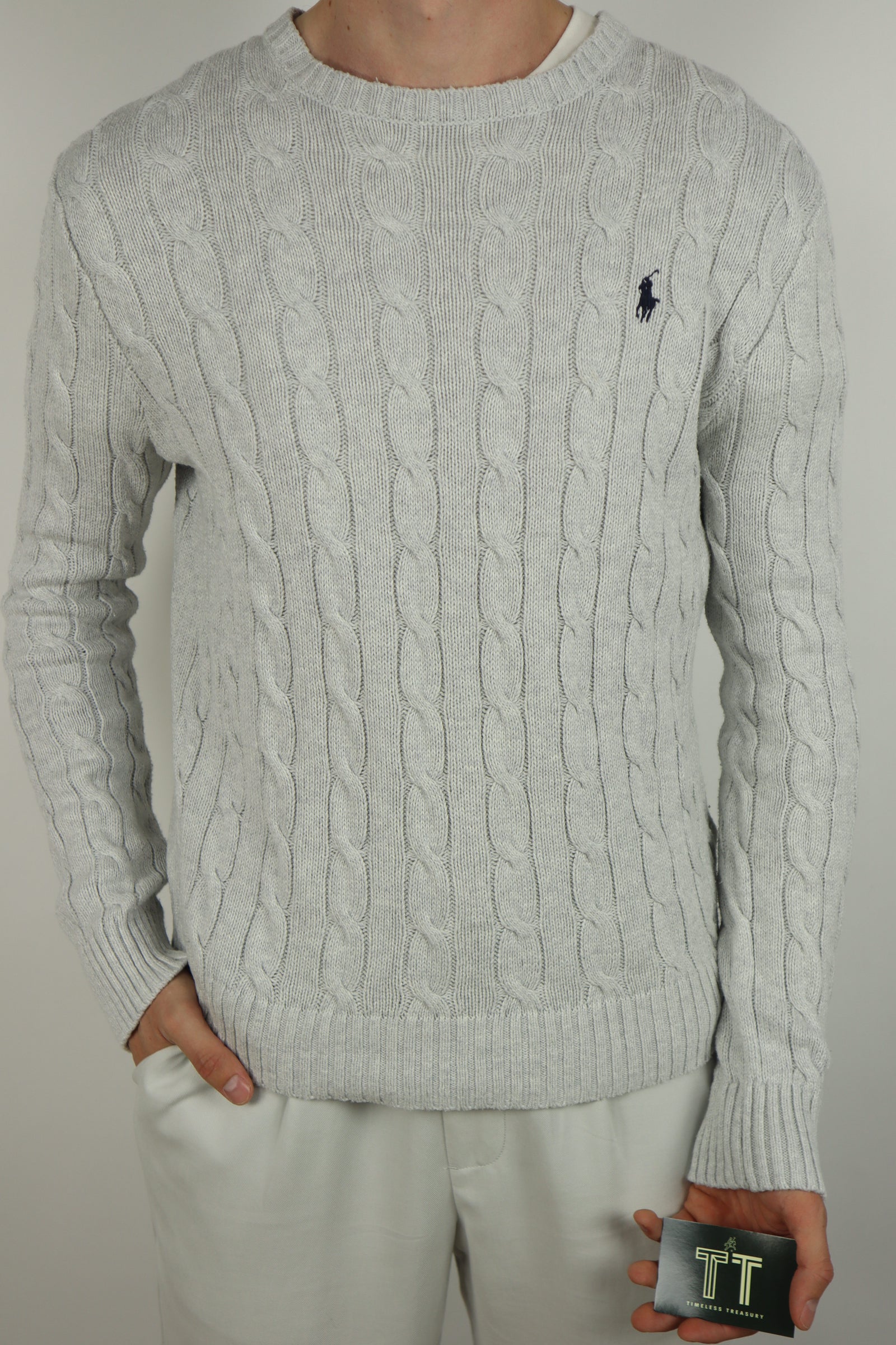 Ralph Lauren kabeltrui - S