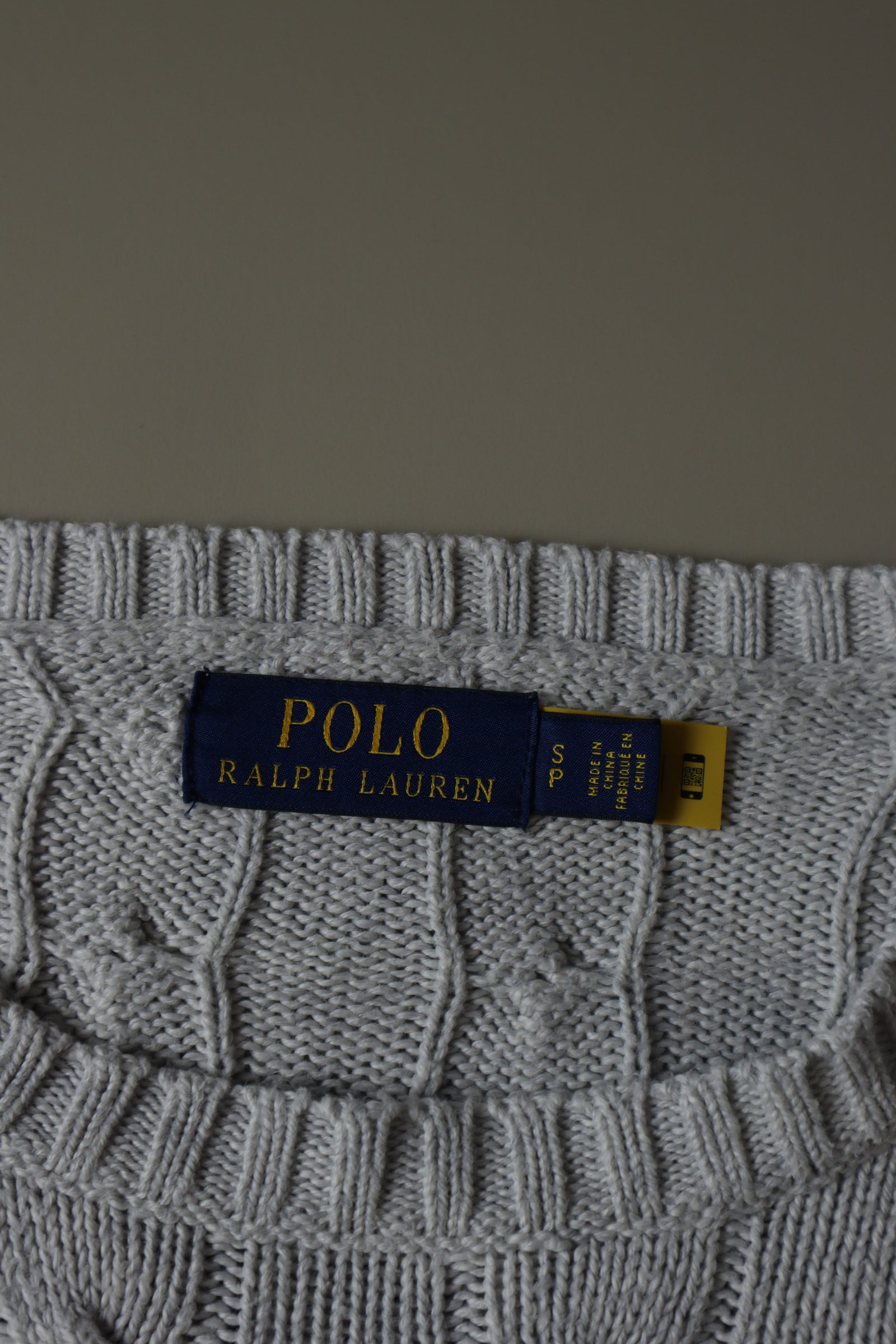 Ralph Lauren kabeltrui - S