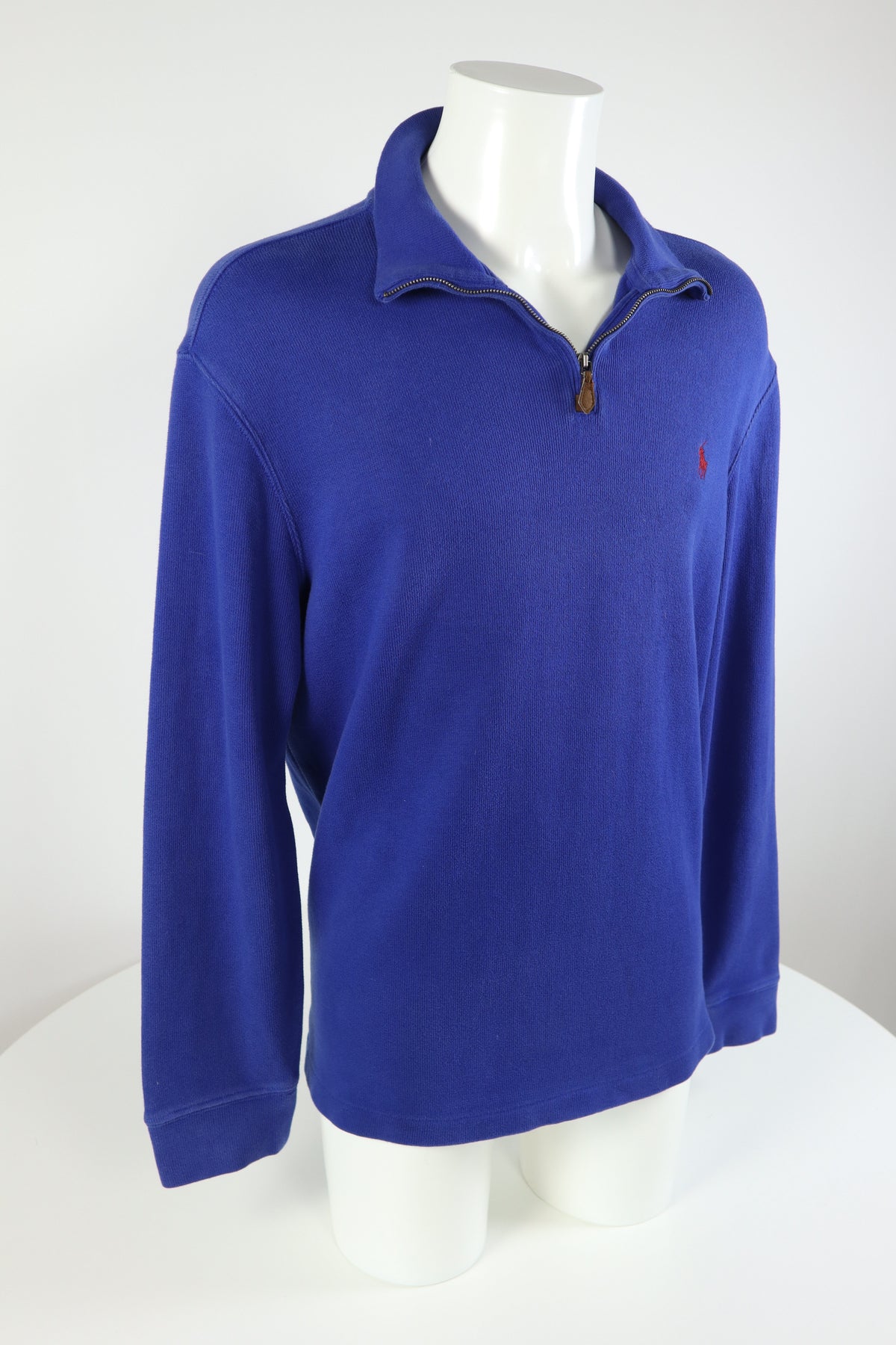 Ralph Lauren trui met kwart rits - L