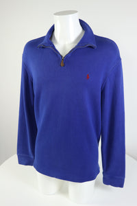 Ralph Lauren trui met kwart rits - L