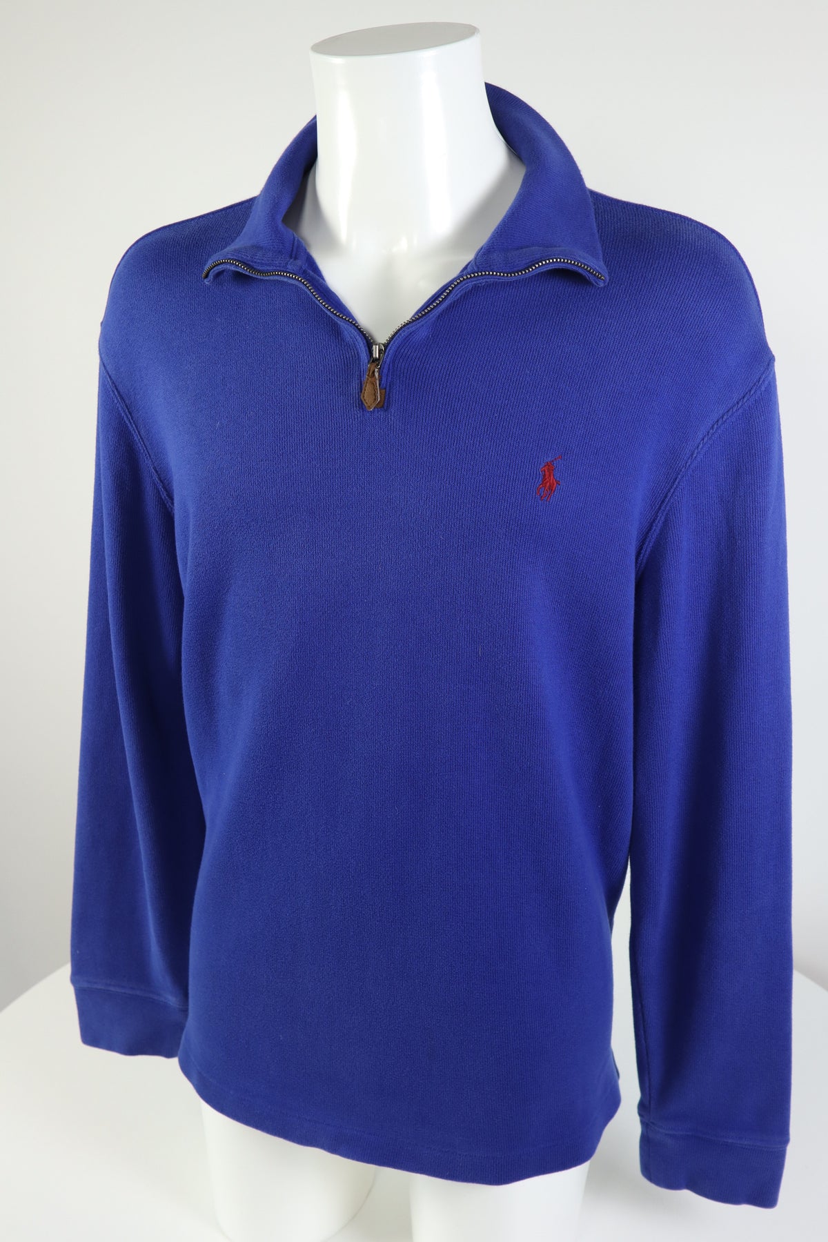 Ralph Lauren trui met kwart rits - L