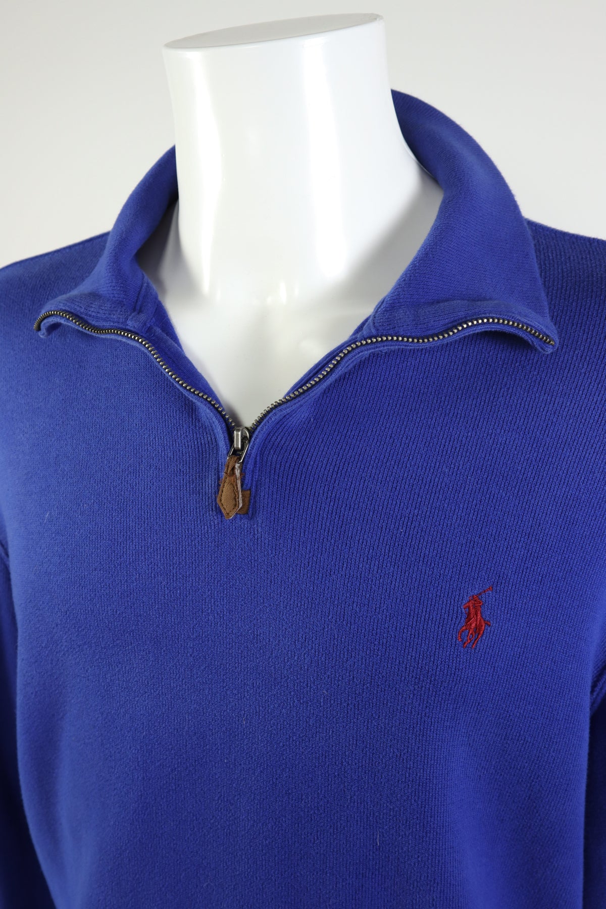 Ralph Lauren trui met kwart rits - L